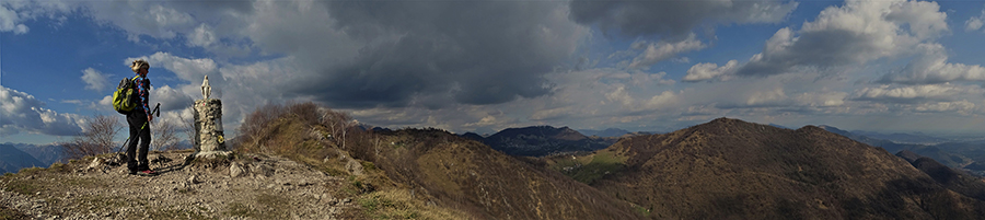 Vista panoramica dala Madonnina del Costone (1195 m)